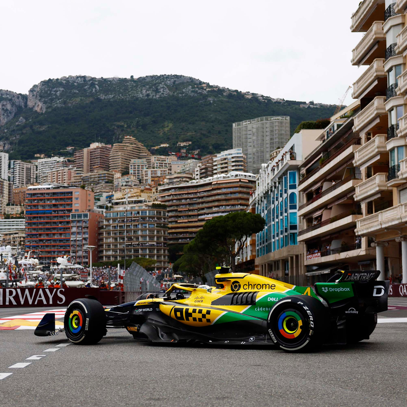 (2024) F1 Miniatura McLaren MCL38 Senna Monaco 1:43