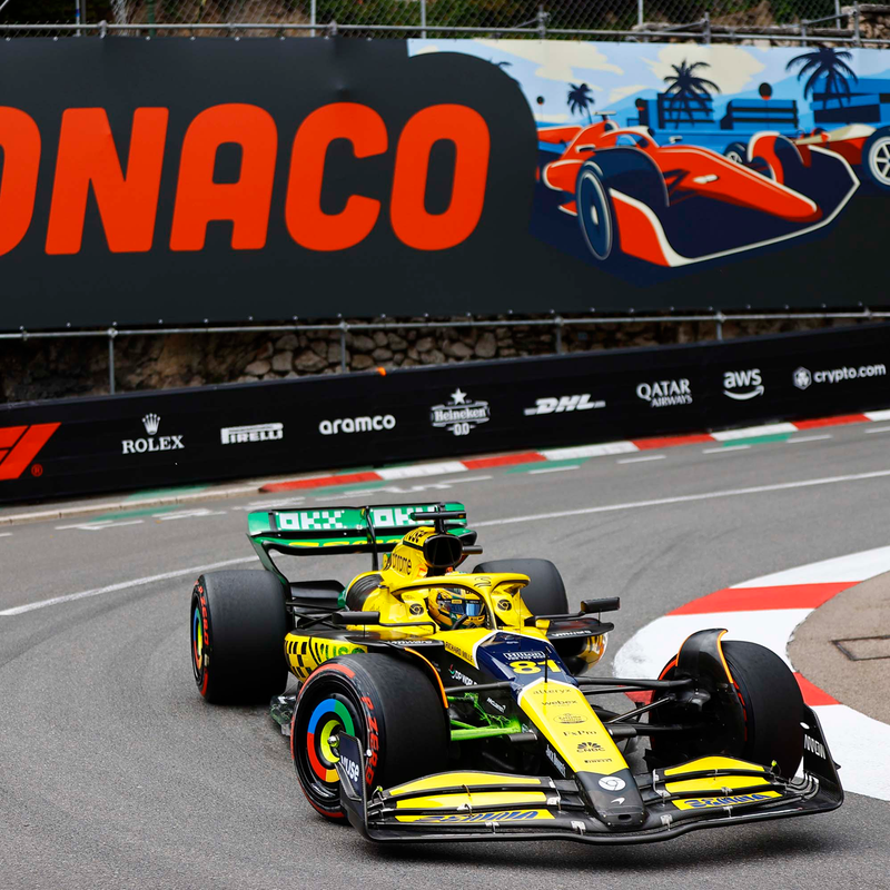 (2024) F1 Miniatura McLaren MCL38 Senna Monaco 1:43