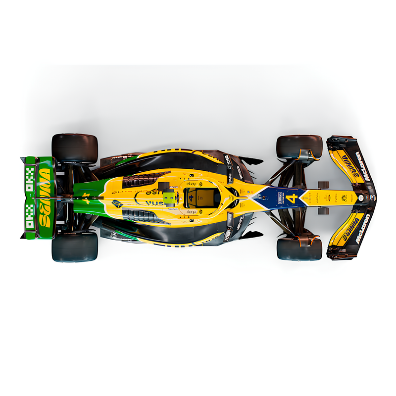 (2024) F1 Miniatura McLaren MCL38 Senna Monaco 1:43